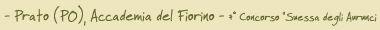 Prato Accademia del Fiorino - 7 Concorso Suessa degli Aurunci
